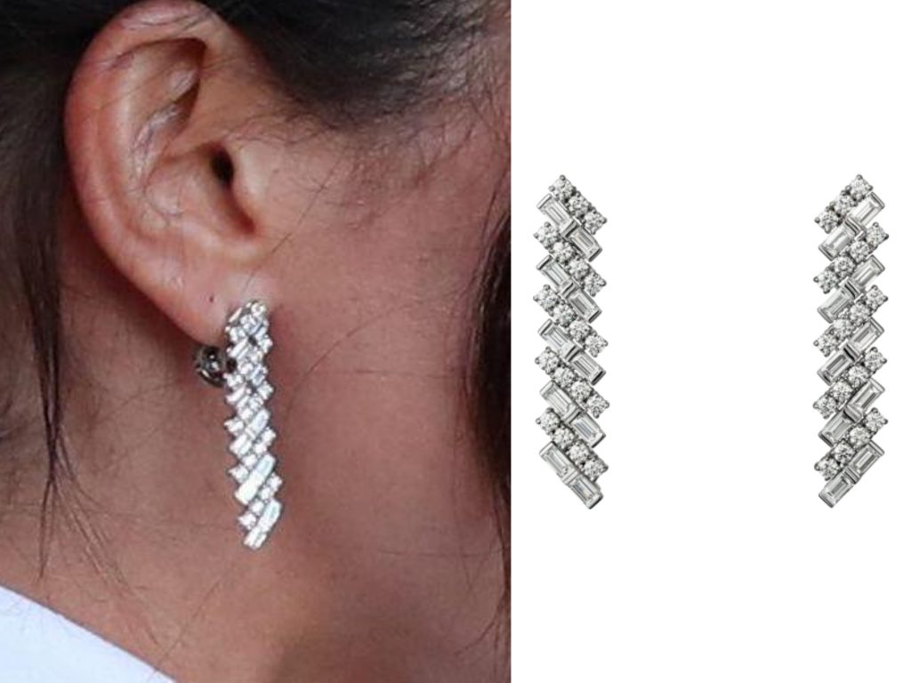 Meghan Markle Cartier wedding earrings reception
