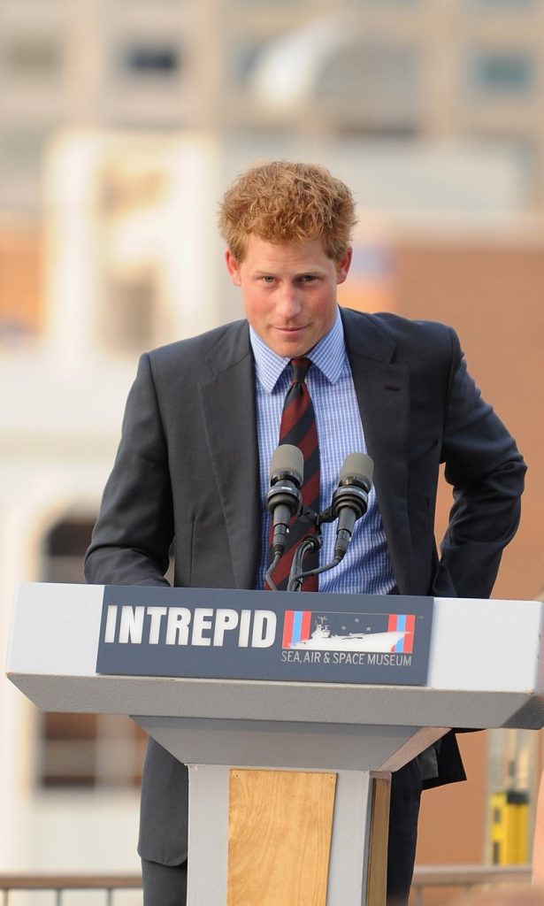 Prince Harry at The Intrepid Sea, Air & Space Museum 2010