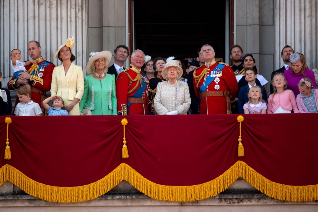 Royal Family balcony trooping the color 2019