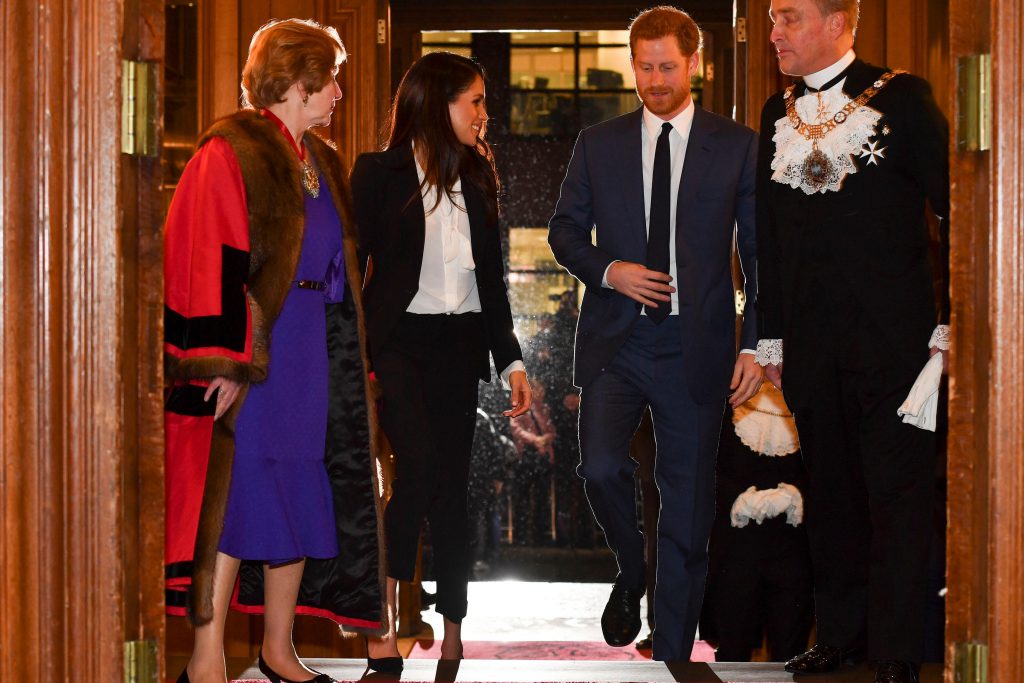 Meghan Markle  General Sir Nick Carter, the Army's Chief of General Staff, the Royal Foundation's chief executive, Lorraine Heggessey David Wiseman, head of armed forces for the foundation