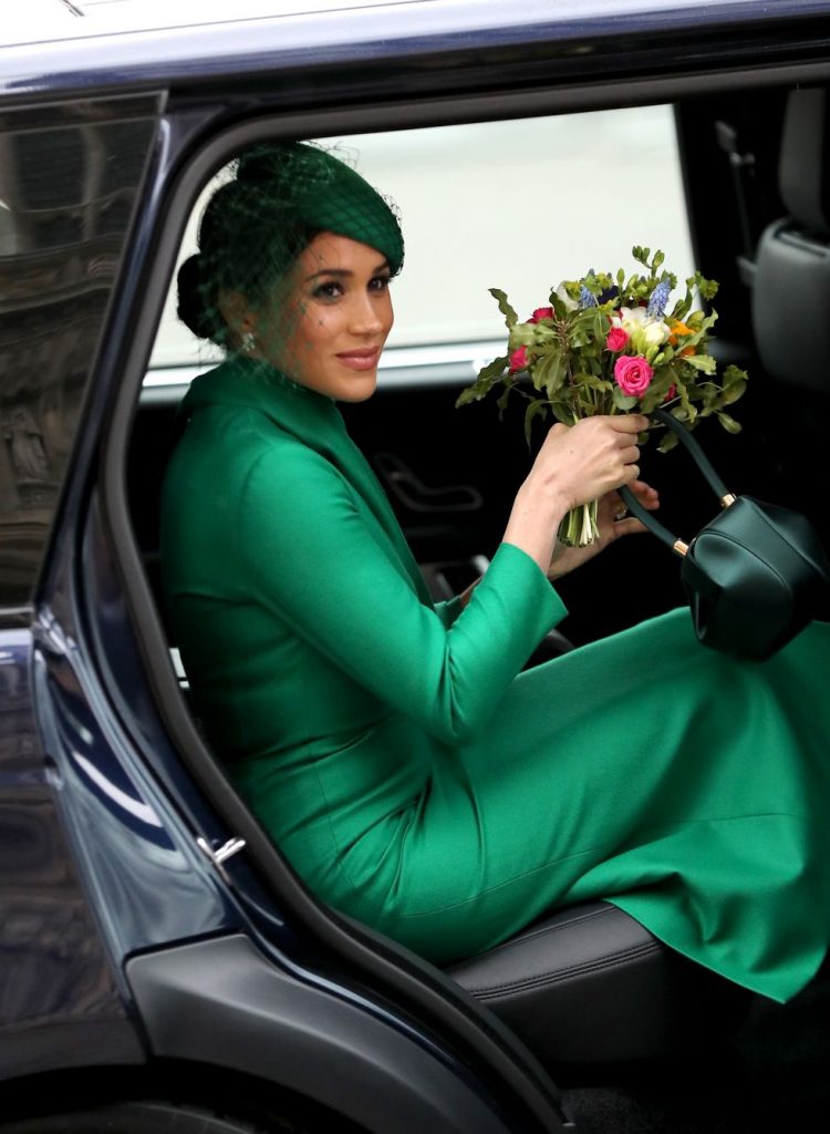 Meghan Markle leaving COmmonwealth day 2020