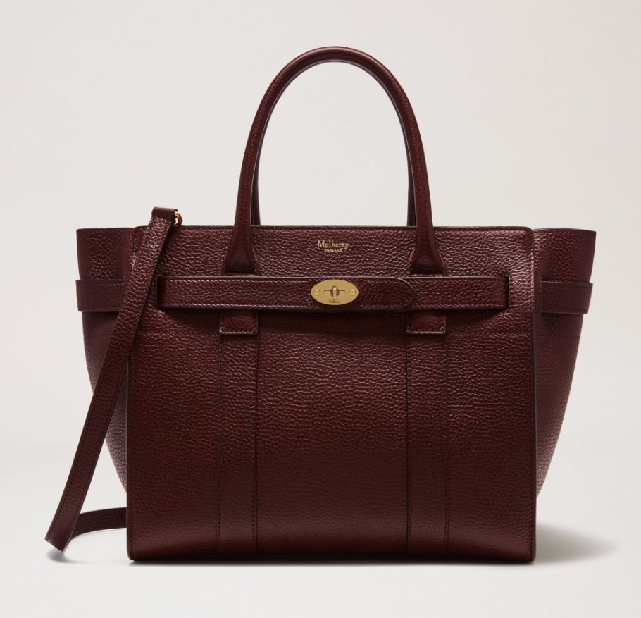 Meghan Markle Mulberry 'Bayswater' tote in oxblood